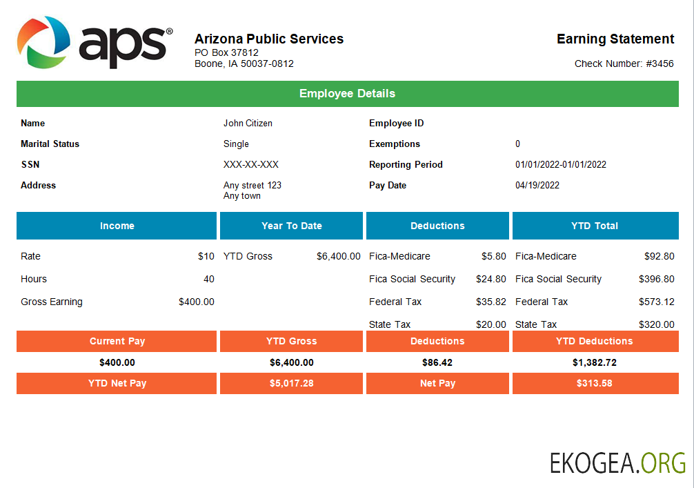 Entreprise de services publics américaine APS